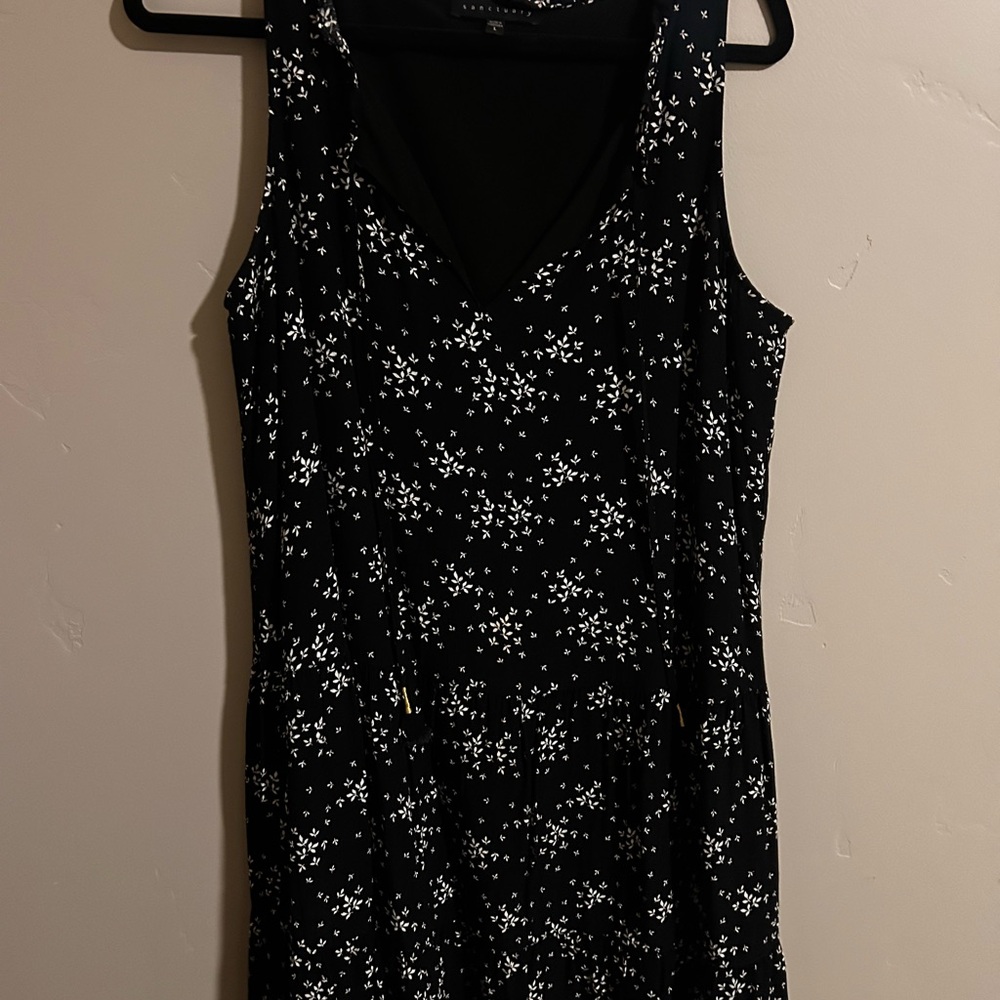 Sanctuary Black and White Floral Dress